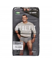 Depend Real Fit Underwear for Men Maximum Absorbency 20 Count